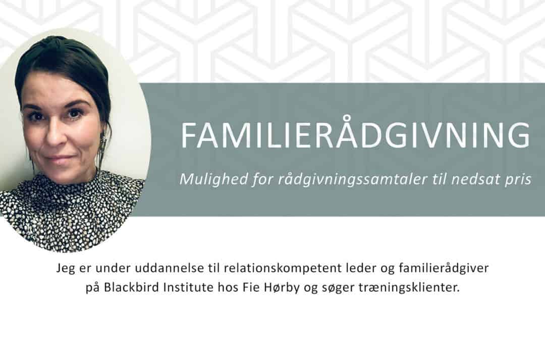 Familierådgivning med nedsat pris